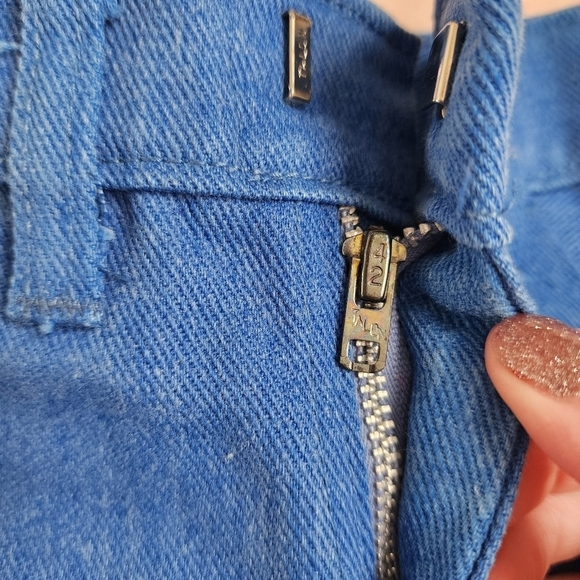 DICKIES x VINTAGE 70's Infant jeans 42 Talon Zipper‎ size 0 Slim - Picture 6 of 10